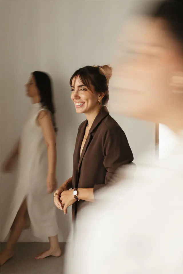 A member of the Get Hands team